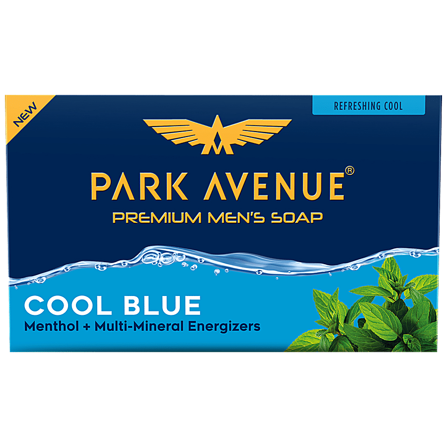 Park Avenue Bathing Soap, Cool Blue, 125 G