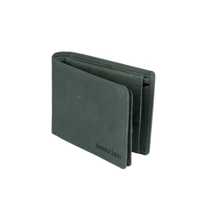  Genuine Leather Bifold Wallet for Men with RFID Blocking, Credit Card Holder, ID Window, and Money Pocket