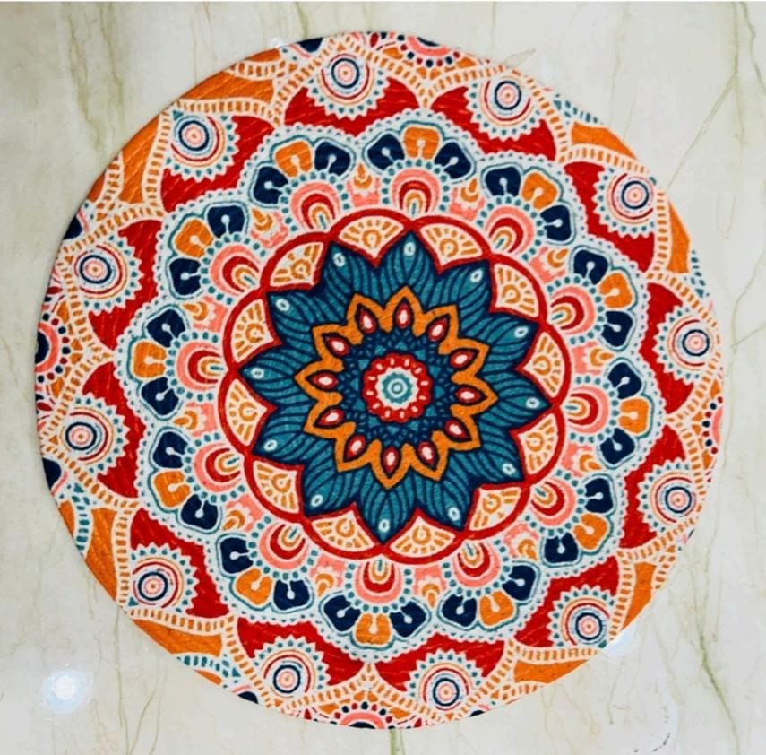 Colorful Handwoven Cotton Mandala Tapestry Wall Hanging/Picnic Blanket/Beach Blanket/Tablecloth/Yoga Mat