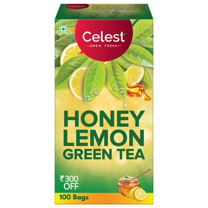 Celest Honey Lemon Green, 100 Tea Bags | Green Tea | Honey Lemon Green Tea | Green Tea Bags Box Celest Honey Lemon Green, 100 Tea Bags | Green Tea | Honey Lemon Green Tea | Green Tea Bags Box