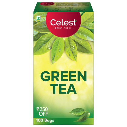 Celest Green Tea, 100 Tea Bags | Green Tea | Green Tea 100 Bags | Pure Green Tea | Green Tea Bags Box Celest Green Tea, 100 Tea Bags | Green Tea | Green Tea 100 Bags | Pure Green Tea | Green Tea Bags Box