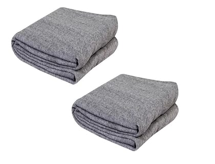 Dream Living Woolen Blanket Warm and Super Soft Single Bed Blankets for All Season Multipurpose (Grey, Pack of 2) Dream Living Woolen Blanket Warm and Super Soft Single Bed Blankets for All Season Multipurpose (Grey, Pack of 2)