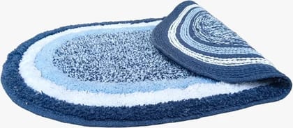 "Soft and Absorbent Oval Bath Mat - Machine Washable, Quick Dry, Non-Slip Backing - Perfect for Bathroom, Bedroom, Kitchen (pack of 2)