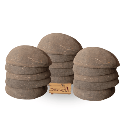 Coconut Shell Finished Oval Pot (100-150-250 ml) S-M-L | Size Decorative Pots,Candle Making,Candle Holder,Craft Making | Handicraft,Agricraft Coconut Shell Finished Oval Pot (100-150-250 ml) S-M-L | Size Decorative Pots,Candle Making,Candle Holder,Craft Making | Handicraft,Agricraft