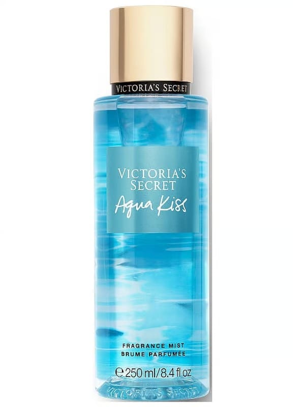 Victoria's Secret Aqua Kiss Body Mist 250ml – Fresh Aquatic Perfume Spray Mist for Women & Men