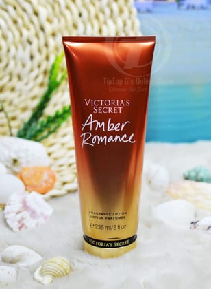 Victoria's Secret Amber Romance Body Lotion 236ml – Sensual Hydrating Skin Care with Amber & Vanilla