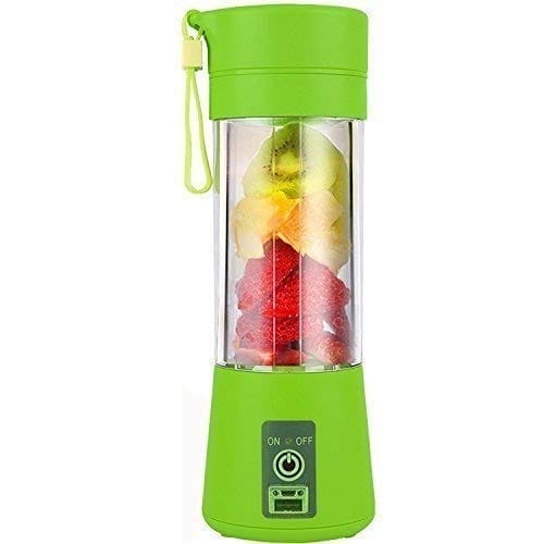Portable Mini USB Electric Juicer 6-Blades | Protein Shaker & Smoothie Maker | Rechargeable Travel Blender 380ml