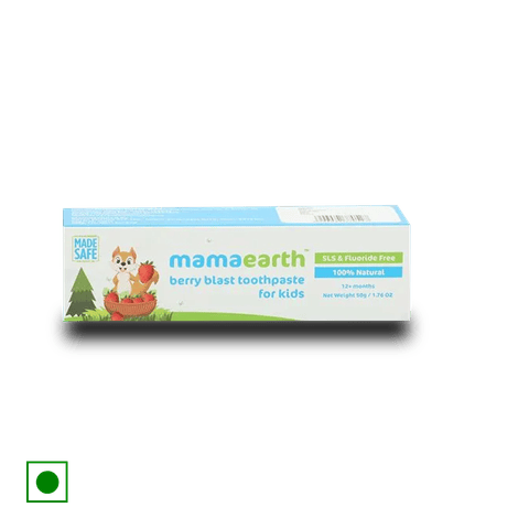 Mamaearth Berry Blast Toothpaste For Kids, 50 gm Tube