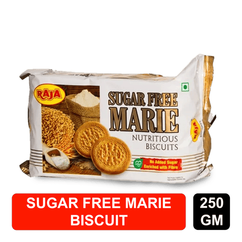 Raja Sugar Free Marie Nutricious Biscuit, 250 gm Pack
