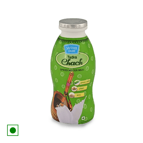 Mother Dairy Tadka Chach, 200 ml Bottle
