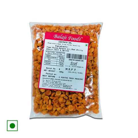 Balaji Foods Chatpata Dal, 180 gm Pack