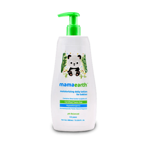 Mamaearth Moisturizing Lotion For Babies, 400 ml Bottle