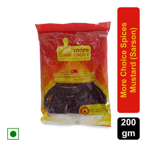 More Choice Mustard (Sarson) Big, 200 gm Pouch