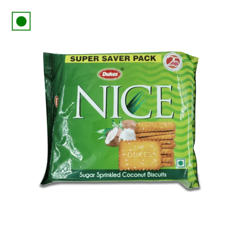Dukes Nice Sugar Sprinkled Coconut Biscuits (Pack Of 4 X 150 G), 600 gm Pack