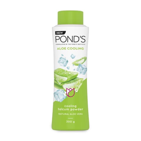 Pond's Aloe Cooling Talcum Powder, 300 gm Bottle
