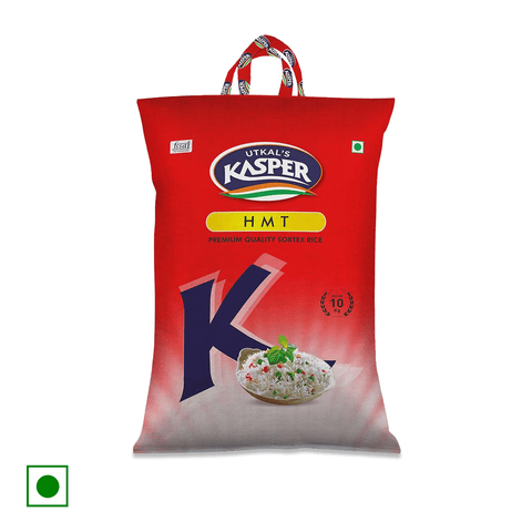 Utkal's Kasper Premium Hmt Rice, 10 kg Bag