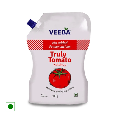 Veeba Truly Tomato Ketchup, 900 gm Pouch