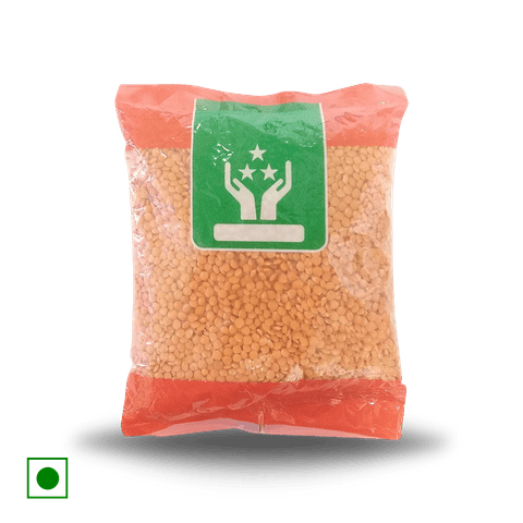 3 S Red Malka Masoor Whole, 500 gm Pouch