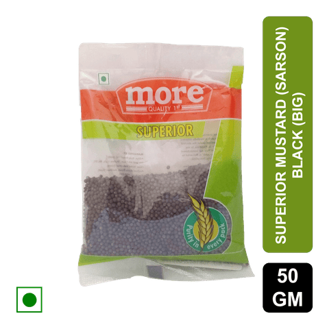 More Choice Black Mustard, 50 gm Pouch