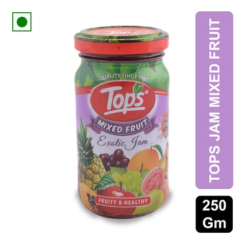 Tops Jam - Mixed Fruit, 200 gm Bottle