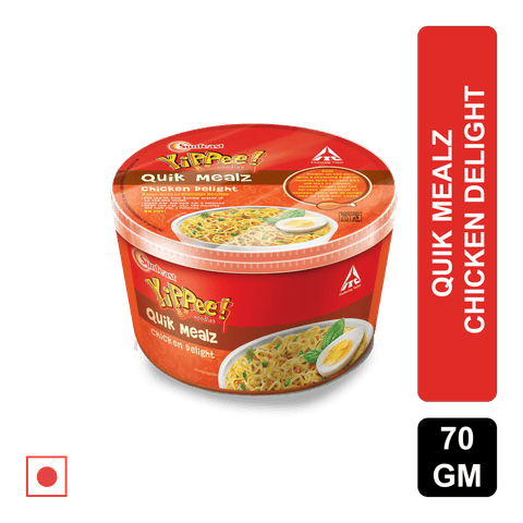 Sunfeast Yippee! Quik Mealz Chicken Delight, 70 gm Cup