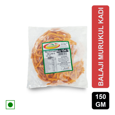 Balaji Foods Murukul Kadi, 150 gm Pack