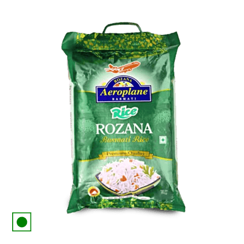 Aeroplane Rozana Raw Basmati Rice, 1 kg Bag