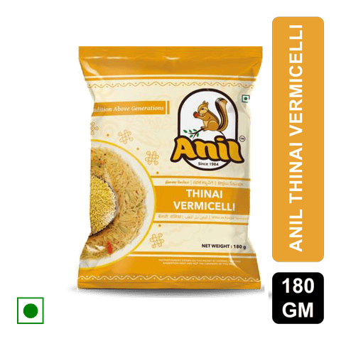 Anil Foxtail Millet Vermicelli/Thinai Semiya, 180 gm Pouch