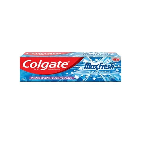 Colgate Maxfresh Toothpaste - Anti-Cavity, Peppermint Ice, 150 gm Box