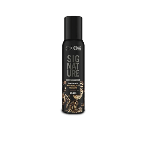 Axe Signature Dark Temptation Body Spray Deodorant - Smooth Chocolate Fragrance, No Gas, For Men, 154 ml Bottle