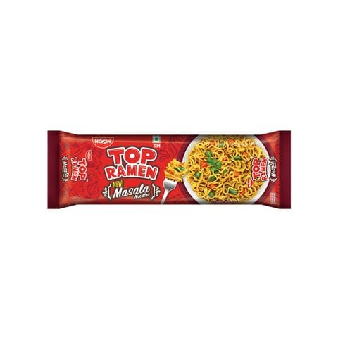 NISSIN Top Ramen Masala Noodles, 240 gm Pouch
