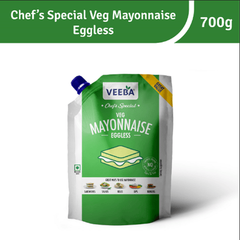 Veeba Favourites Eggless Chef'S Special Mayonnaise, 700 gm Pouch