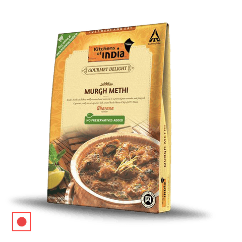 Kitchens Of India Gourmet Delight Murgh Methi (Ready To Eat), Gharana Cuisine, 285 gm Pouch