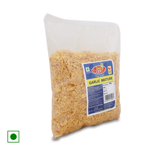Desi Foodees Namkeen - Garlic Mixture, 450 gm Pack