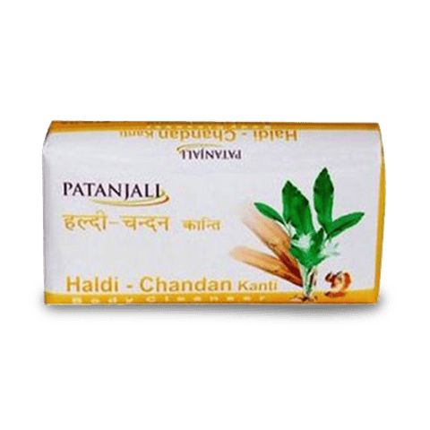Patanjali Haldi Chandan Kanti Body Cleanser Bar, 150 gm Bar