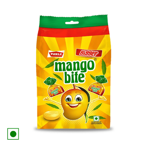 Parle Bigger Mango Bite Candy, 214.5 gm Pouch