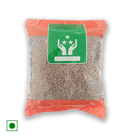 3 S Pulses Masoor Whole (Black), 500 gm Pouch