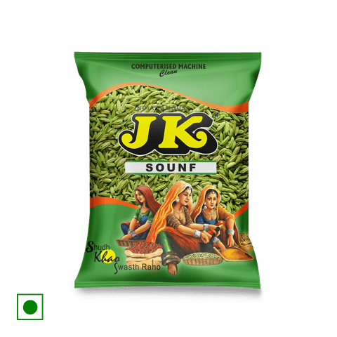 JK Souff (Fennel Seed), 100 gm Pack