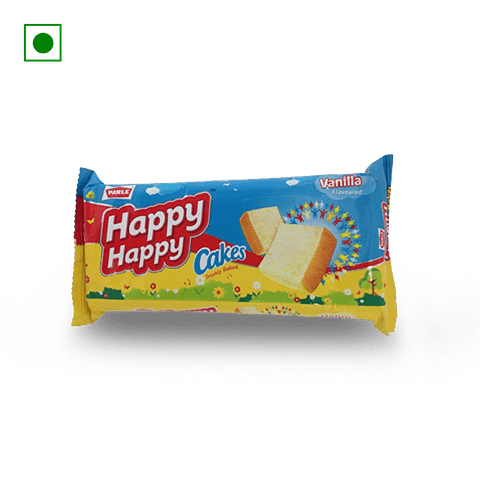 Parle Happy Happy Cake - Vanilla, 100 gm Pouch
