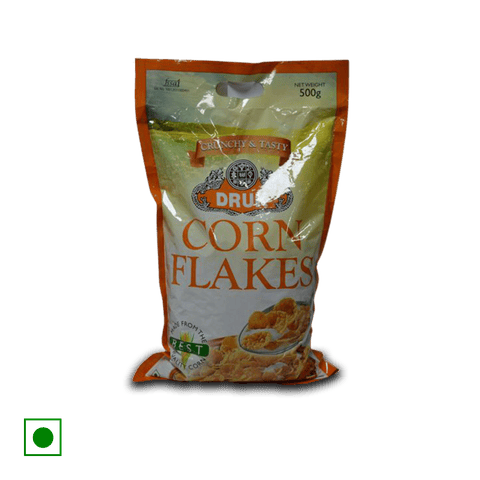 Druk Corn Flakes, 500 gm Pouch
