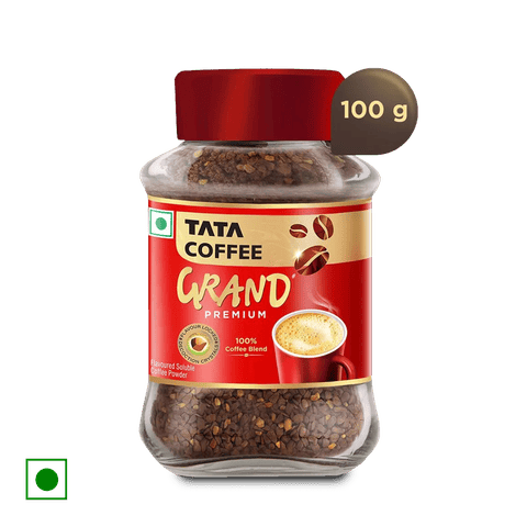 Tata coffee Grand Premium Instant Coffee, 100 gm Jar