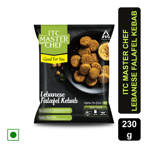 ITC Master Chef Lebanese Falafel Kebab, 230 gm Pouch