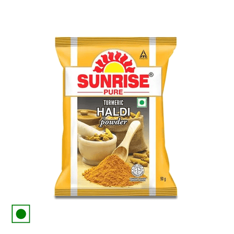 Sunrise Pure Turmeric Powder, 50 gm Pouch