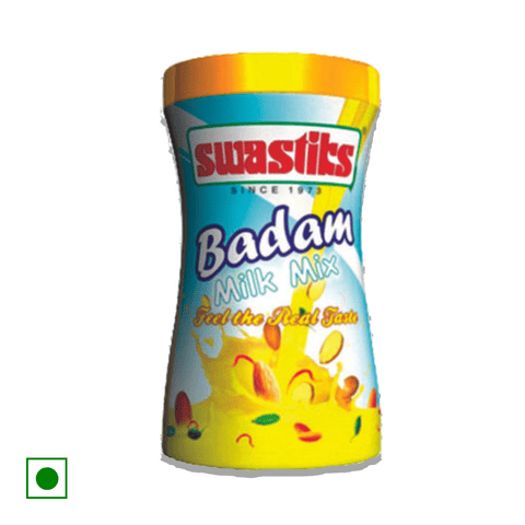 Swastiks Badam Beverage Mix, 200 gm Jar