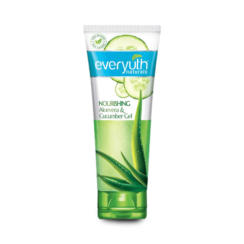 Everyuth Naturals Natural Aloevera And Cucumber Gel Aloevera & Cucumber Gel, 100 gm Tube