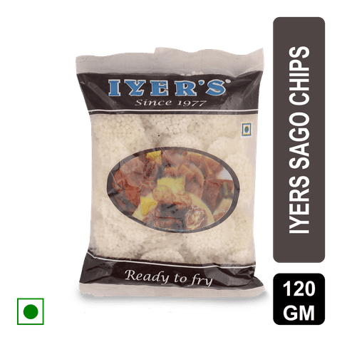 Iyer's Sago Chips, 120 gm Pouch