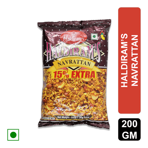 Haldiram's Navrattan Namkeen, 200 gm Pack