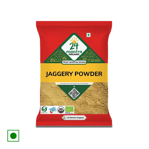 24 Mantra Organic Jaggery Powder, 1 kg Pouch