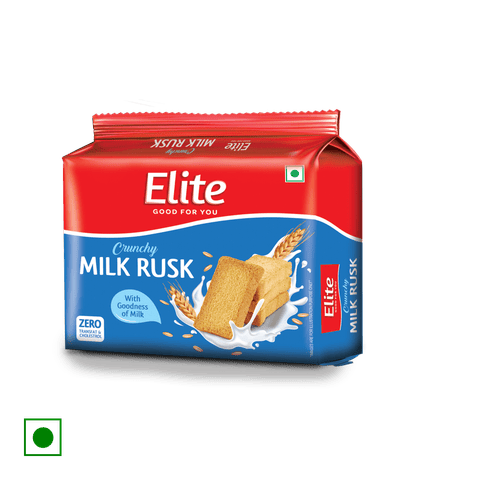 Elite Rusk - Milk, 63 gm Pouch