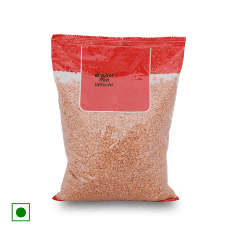 3 S Pulses Masoor Malka Red Whole, 1 kg Pouch